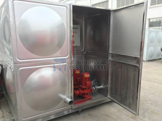 消防箱泵一体化水箱，组合式消防水箱
